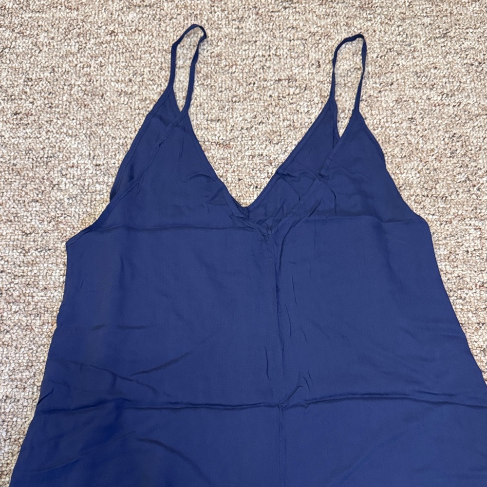 Elegant Navy Jumpsuit - Picture 2 of 4